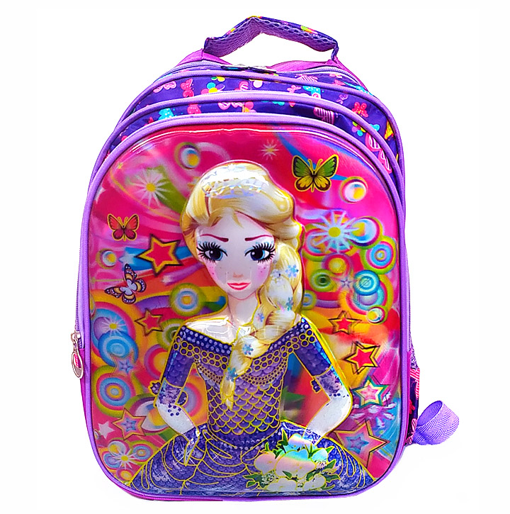 Mochila Violeta de Princesa para Nenas – Supermayorista